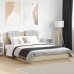 Cama con cabecero madera de ingeniería roble Sonoma 140x200 cm