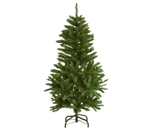 Árbol de Navidad artificial con bisagras 150 LED y bolas 150 cm