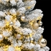 Árbol de Navidad artificial con bisagras 150 LED y bolas 150 cm