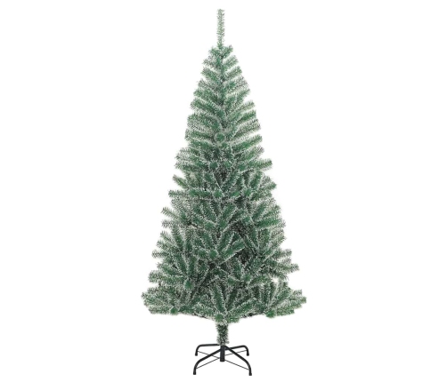 Árbol de Navidad artificial con 300 LED bolas y nieve 180 cm