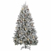 Árbol de Navidad artificial con bisagras 300 LED y bolas 180 cm