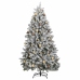 Árbol de Navidad artificial con bisagras 300 LED y bolas 210 cm