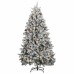 Árbol de Navidad artificial con bisagras 300 LED y bolas 270 cm