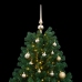 Árbol de Navidad artificial con bisagras 300 LED y bolas 180 cm