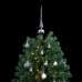 Árbol de Navidad artificial con bisagras 300 LED y bolas 180 cm