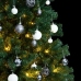 Árbol de Navidad artificial con bisagras 300 LED y bolas 180 cm