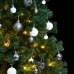 Árbol de Navidad artificial con bisagras 300 LED y bolas 210 cm