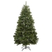 Árbol de Navidad artificial con bisagras 300 LED y bolas 240 cm