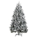 Árbol de Navidad artificial con bisagras 300 LED y bolas 180 cm