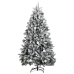 Árbol de Navidad artificial con bisagras 300 LED y bolas 210 cm