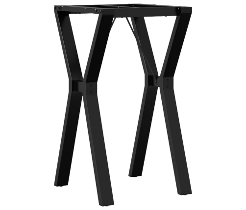 Patas de mesa de comedor estructura Y acero 40x40x73 cm