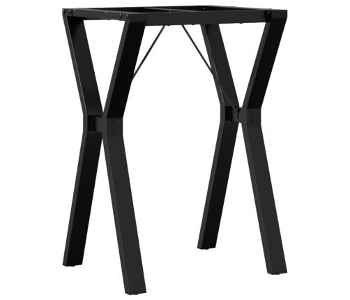 Patas de mesa de comedor estructura Y acero 50x40x73 cm