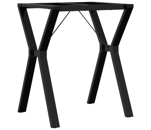 Patas de mesa de comedor estructura Y acero 60x50x73 cm