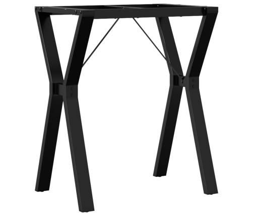 Patas de mesa de comedor estructura Y acero 60x40x73 cm