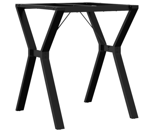 Patas de mesa de comedor estructura Y acero 60x60x73 cm