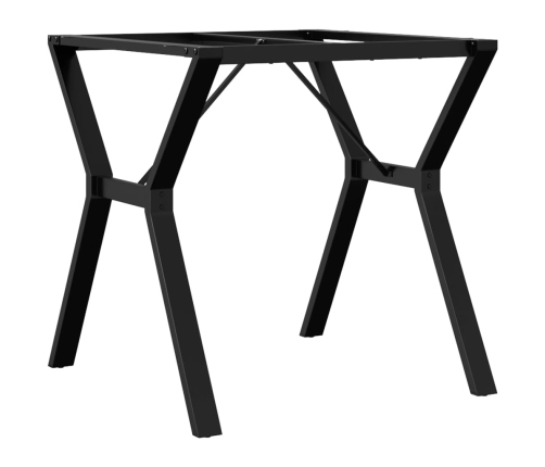 Patas de mesa de comedor estructura Y acero 70x70x73 cm