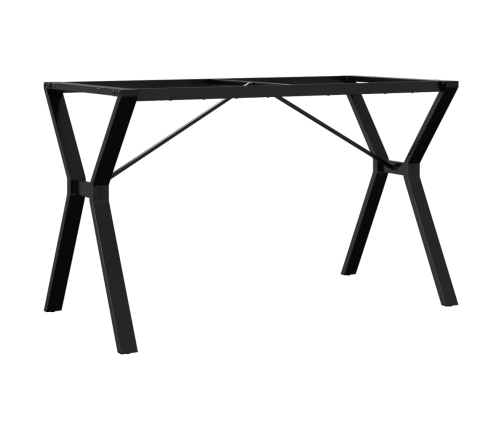 Patas de mesa de comedor estructura Y acero 120x60x73 cm