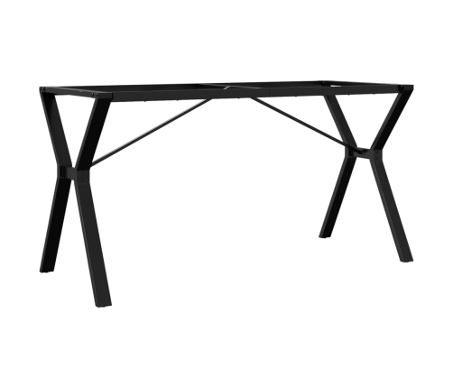 Patas de mesa de comedor estructura Y acero 140x60x73 cm