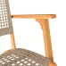 Sillas de jardín 2 uds madera de acacia y ratán sintético beige
