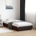 Estructura de cama madera de ingeniería negra 90x190 cm