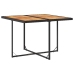 Set de muebles jardín 5 pzas con cojines ratán sintético negro
