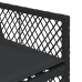 Set comedor de jardín con cojines 13 pzas ratán sintético negro