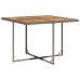 Set comedor jardín 9 pzas y cojines ratán sintético gris
