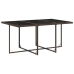 Set comedor de jardín 11 pzas y cojines ratán sintético marrón