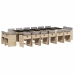 Set comedor de jardín 17 pzas con cojines ratán sintético beige
