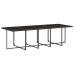 Set comedor de jardín 11 pzas y cojines ratán sintético marrón