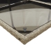 Set comedor de jardín 17 pzas y cojines ratán sintético gris