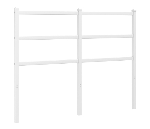 Cabecero de metal blanco 120 cm