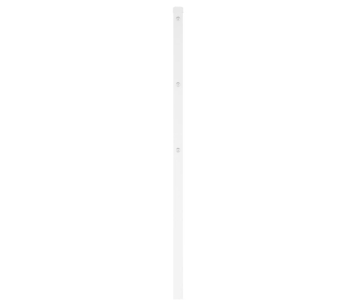 Cabecero de metal blanco 120 cm