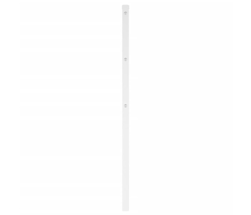 Cabecero de metal blanco 135 cm