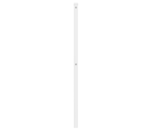 Cabecero de metal blanco 120 cm