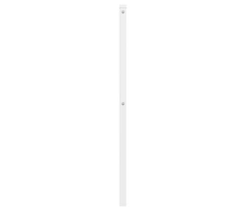 Cabecero de metal blanco 135 cm