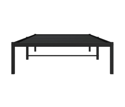 Estructura de cama sin colchón metal negro 107x203 cm