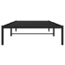 Estructura de cama sin colchón metal negro 107x203 cm