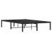 Estructura de cama sin colchón metal negro 120x190 cm