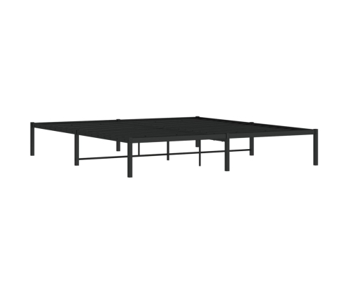 Estructura de cama de metal negro 180x200 cm