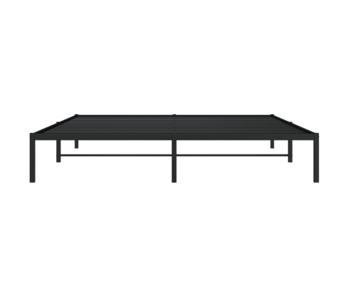 Estructura de cama de metal negro 180x200 cm