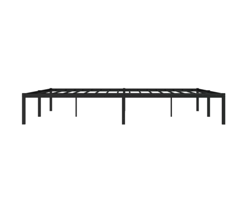 Estructura de cama de metal negro 180x200 cm