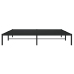 Estructura de cama sin colchón metal negro 193x203 cm