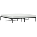 vidaXL Estructura de cama de metal negro 200x200 cm