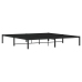 vidaXL Estructura de cama de metal negro 200x200 cm