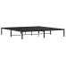 vidaXL Estructura de cama de metal negro 200x200 cm