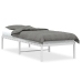 Estructura de cama sin colchón metal blanco 75x190 cm