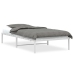 Estructura de cama sin colchón metal blanco 100x190 cm