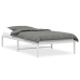 vidaXL Estructura de cama de metal blanca 107x203 cm