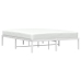 Estructura de cama sin colchón metal blanco 140x200 cm